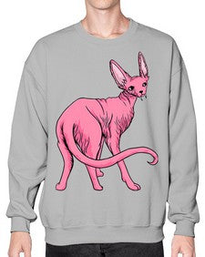 Cat 45# - cartoon animals- Sweatshirt - Crew