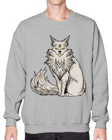 Cat 46# - cartoon animals- Sweatshirt - Crew