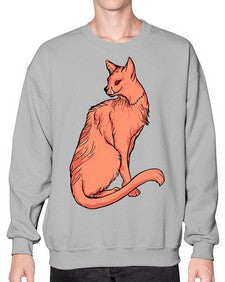 Cat 47# - cartoon animals- Sweatshirt - Crew