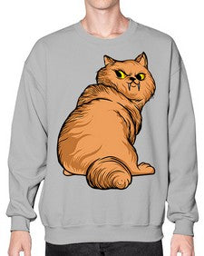 Cat 48# - cartoon animals- Sweatshirt - Crew