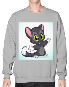 Cat 52# - cartoon animals- Sweatshirt - Crew