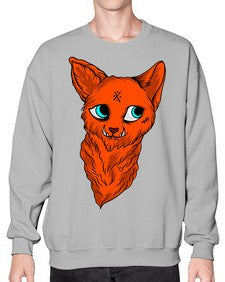 Cat 53# - cartoon animals- Sweatshirt - Crew