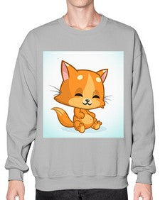 Cat 59# - cartoon animals- Sweatshirt - Crew