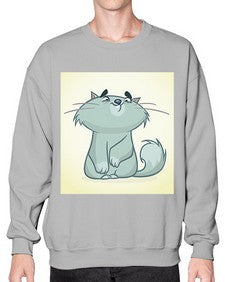 Cat 62# - cartoon animals- Sweatshirt - Crew