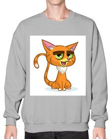 Cat 65# - cartoon animals- Sweatshirt - Crew