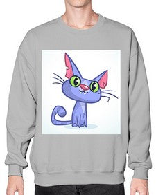 Cat 68# - cartoon animals- Sweatshirt - Crew