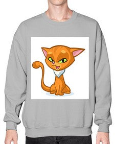 Cat 69# - cartoon animals- Sweatshirt - Crew