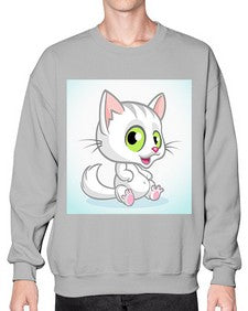 Cat 72# - cartoon animals- Sweatshirt - Crew