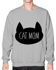 Cat Mom - cats- Sweatshirt - Crew