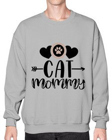 Cat Mommy Style 87# - cats- Sweatshirt - Crew