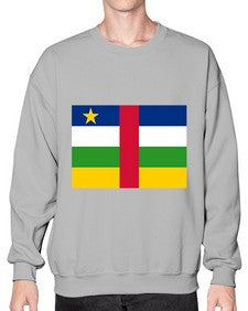 Central African Republic 551# - world flags- Sweatshirt - Crew