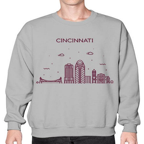 CincinnatiOH 588# - cities- Sweatshirt - Crew
