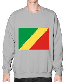 Congo Republic of the 614# - world flags- Sweatshirt - Crew