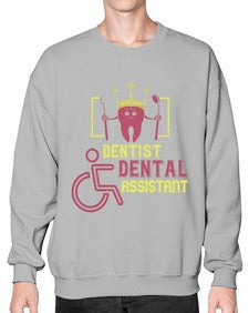Dentist dental assistant Style 113# - dentist- Sweatshirt - Crew