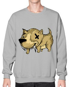 Dog 104# - cartoon animals- Sweatshirt - Crew