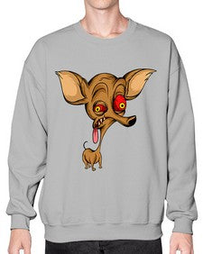 Dog 106# - cartoon animals- Sweatshirt - Crew