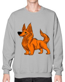 Dog 110# - cartoon animals- Sweatshirt - Crew