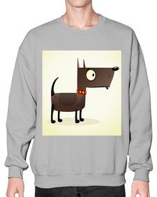 Dog 87# - cartoon animals- Sweatshirt - Crew