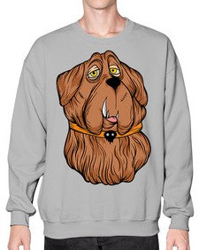 Dog 94# - cartoon animals- Sweatshirt - Crew