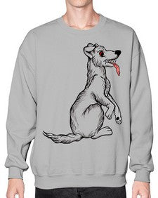 Dog 97# - cartoon animals- Sweatshirt - Crew