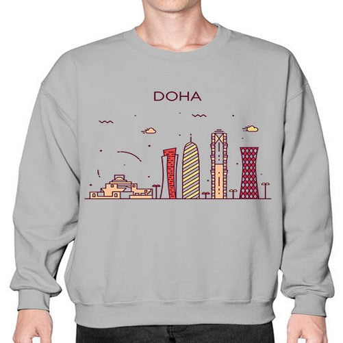 Doha 673# - cities- Sweatshirt - Crew