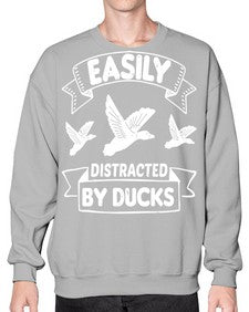 Easily Distracted By Ducks Style 48# - ducks- Sweatshirt - Crew