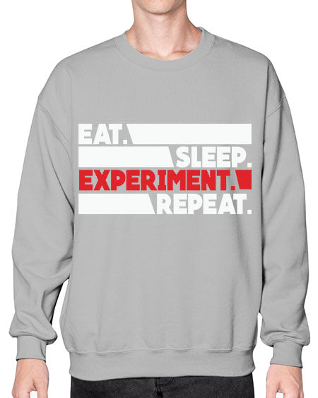 EatSleepExperimentRepeatScientistSkinite Scientist Skinite 274# - general science- Sweatshirt - Crew