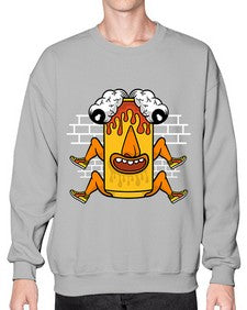 Fuck the weekend 128# - cartoon general- Sweatshirt - Crew