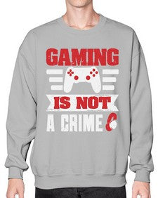 Gaming is not a crime 19# - video games- Sweatshirt - Crew