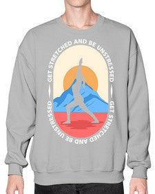 Get Stretched 225# - yoga- Sweatshirt - Crew