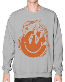 Give smile get hugs 131# - cartoon general- Sweatshirt - Crew