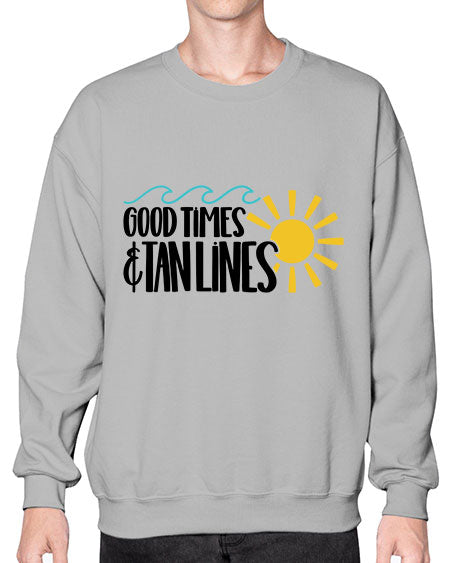 Good Times Tan Lines Style 43# - summer- Sweatshirt - Crew