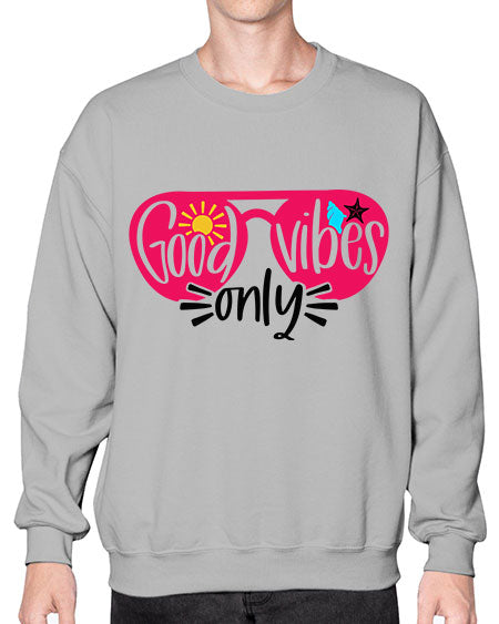 Good Vibes Only Style 42# - summer- Sweatshirt - Crew