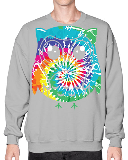 Graphic Owl Tiedye A TurtleRabbit 8# - owl- Sweatshirt - Crew