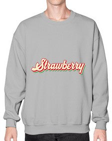 Groovy Summer Strawberry 1022# - strawberry- Sweatshirt - Crew
