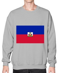 Haiti 802# - world flags- Sweatshirt - Crew