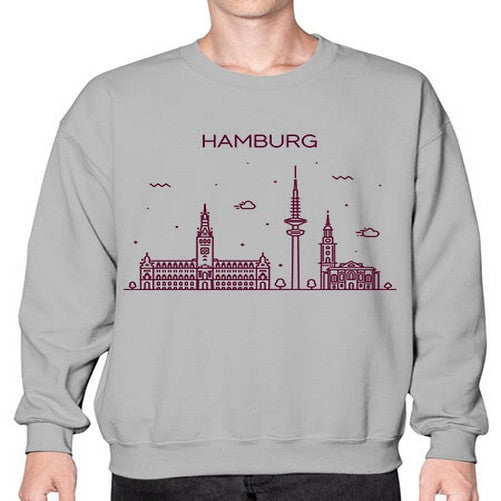 Hamburg 805# - cities- Sweatshirt - Crew