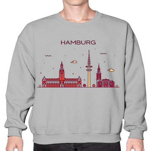 Hamburg 807# - cities- Sweatshirt - Crew