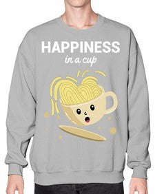 Happiness in a Cup 1029# - Ramen- Sweatshirt - Crew