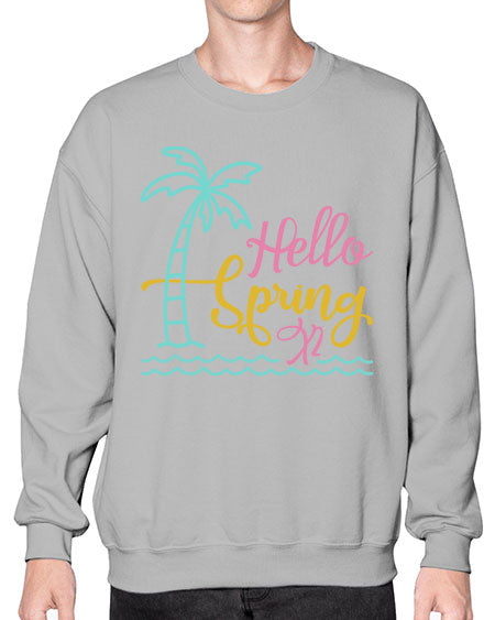 Hello Spring x Style 64# - summer- Sweatshirt - Crew