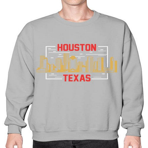 Houston 910# - cities- Sweatshirt - Crew