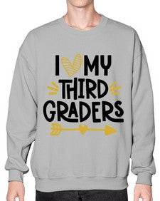 I Love My Third 368# - third grade- Sweatshirt - Crew
