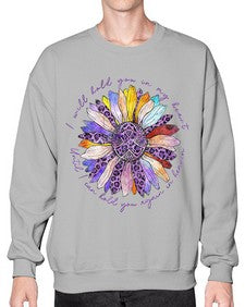 I Will Hold You In My Hear Alzheimer 178# - alzheimers- Sweatshirt - Crew