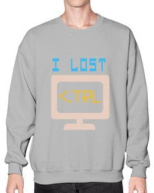 I lost Ctrl 40# - computer- Sweatshirt - Crew