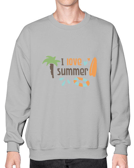 I love summer 91# - summer- Sweatshirt - Crew