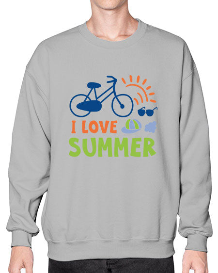 I love summer 92# - summer- Sweatshirt - Crew