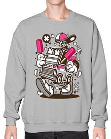 Ice Cream Truck 1173# - ice cream- Sweatshirt - Crew