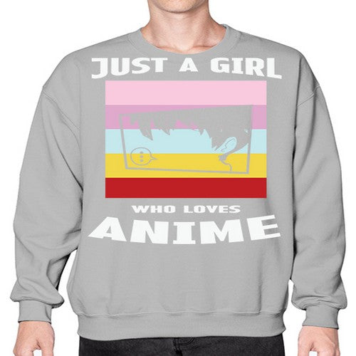 Just A Girl Who Loves Anime 265# - anime- Sweatshirt - Crew