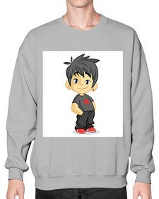 Kid 149# - cartoon general- Sweatshirt - Crew