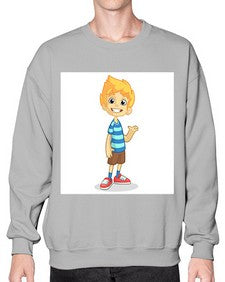 Kid 151# - cartoon general- Sweatshirt - Crew